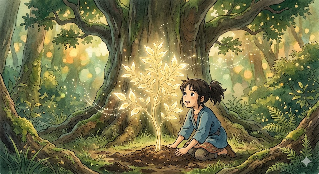 種子發芽了